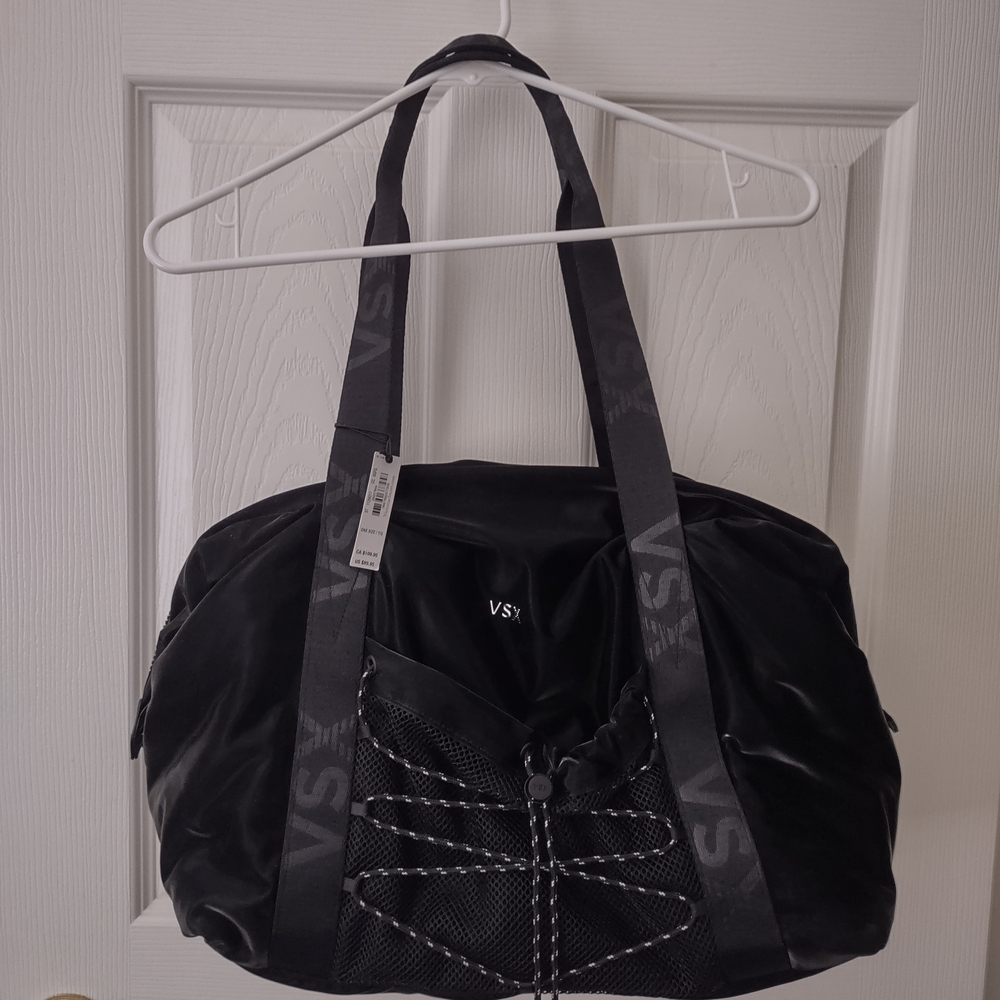 Victoria's Secret VSX Sport Duffle Large Black Shark